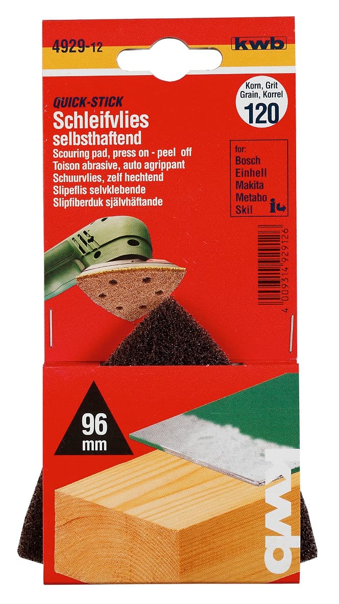  KWB 49492912 pribor za poliranje za delta brusilice, G 120 - slika 2