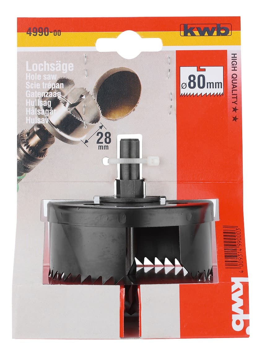  KWB 49499000 krunasta testera za otvore 80mm, sa nosačem i burgijom za centriranje - slika 2