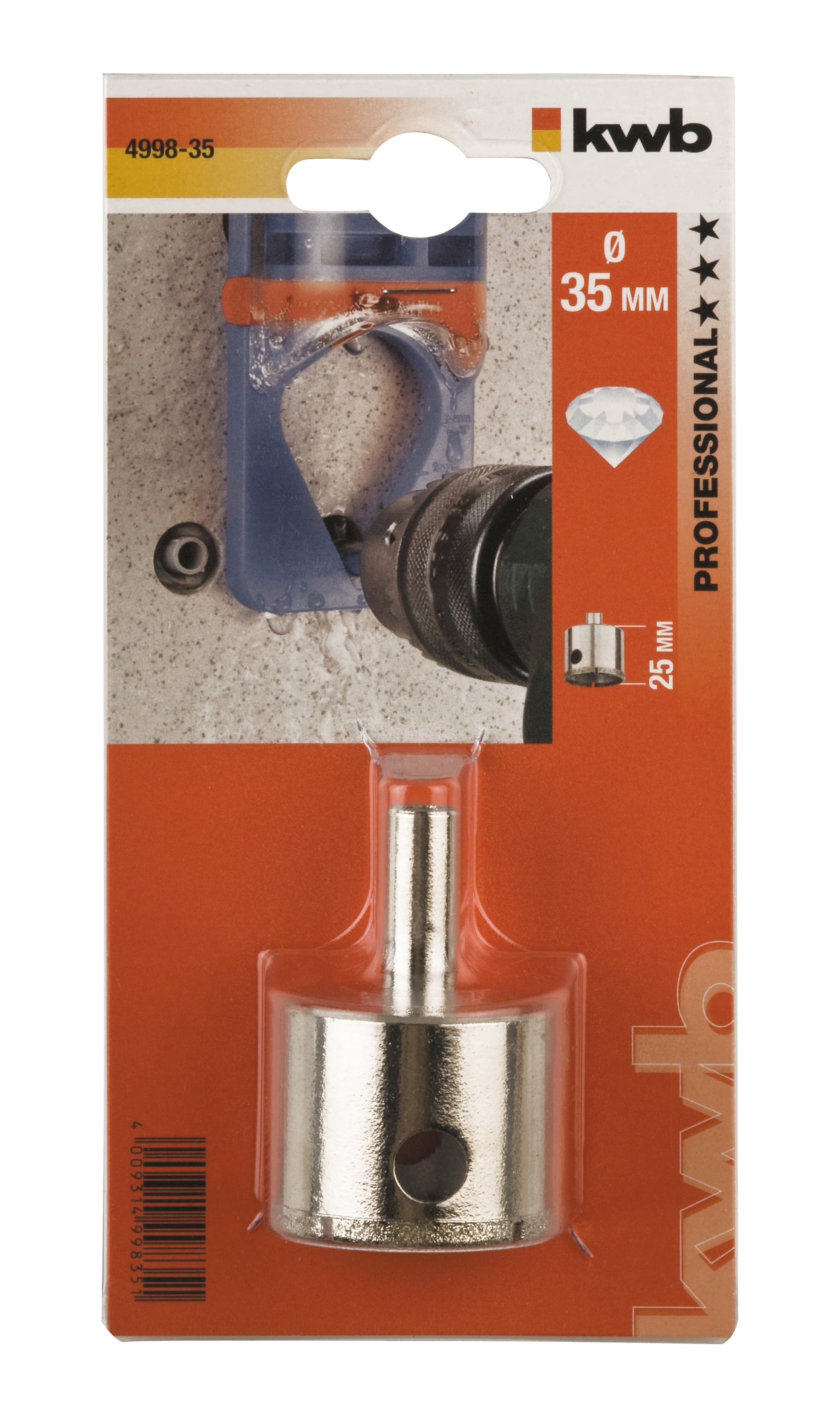  KWB 49499830 Diamant krunasta testera 30/25, za kamen/keramiku