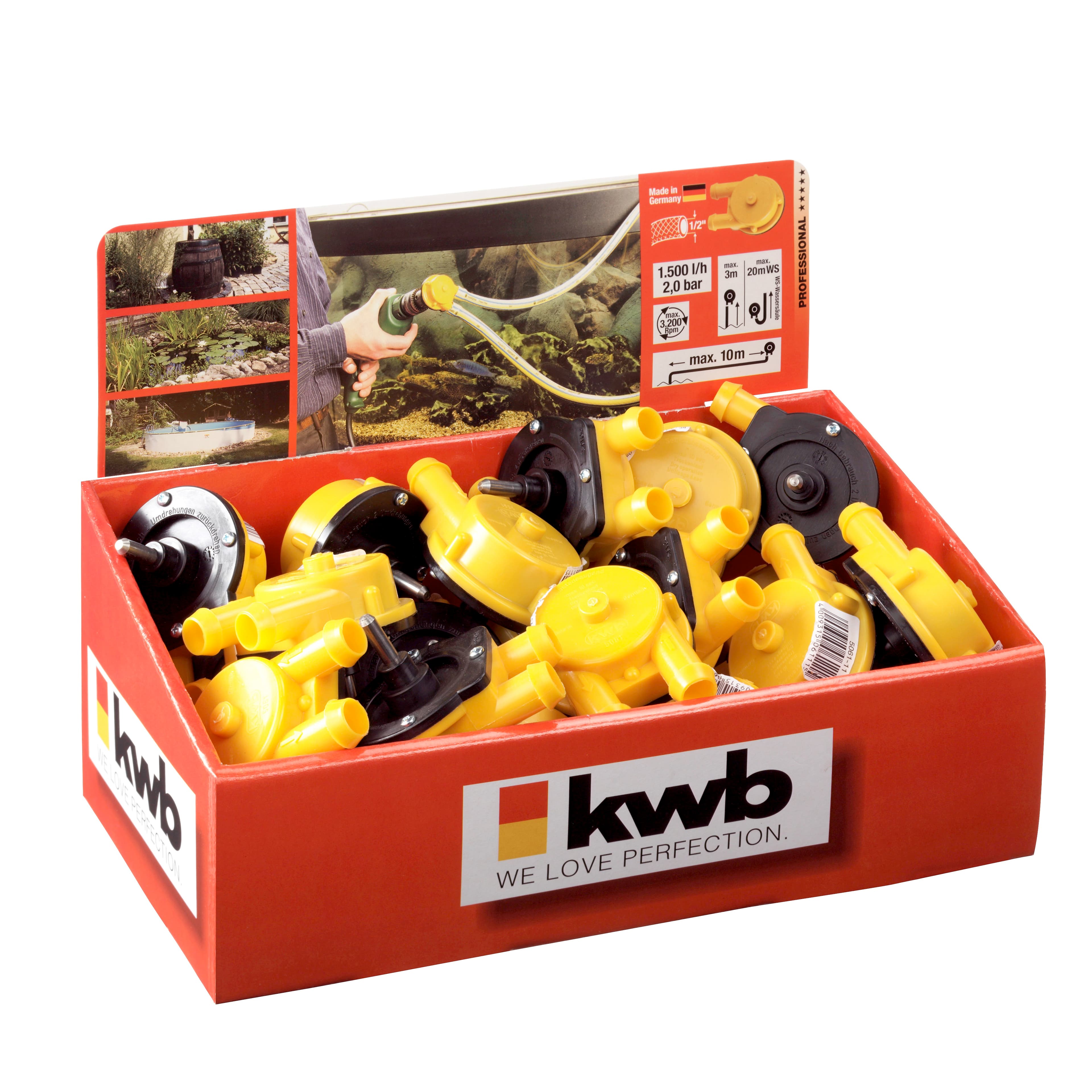  KWB 49506111 mini pumpa za bušilicu, prihvat 6 mm, 1.500l/h