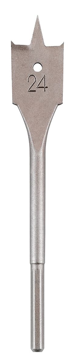  KWB 49512424 Pljosnata burgija za drvo 24 mm | 1/4" šestougaoni prihvat ISO 1173, E 6.3