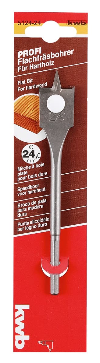  KWB 49512435 Pljosnata burgija za drvo 35 mm | 1/4" šestougaoni prihvat ISO 1173, E 6.3 - slika 2