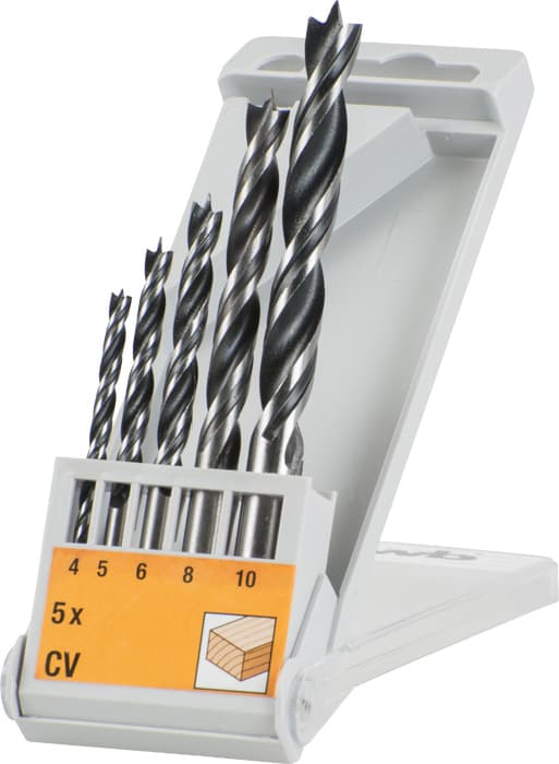  KWB 49514030 set burgija za drvo 4-10 mm, 5 delova