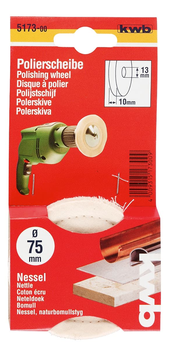  KWB 49517300 filc za poliranje 75 mm - slika 2
