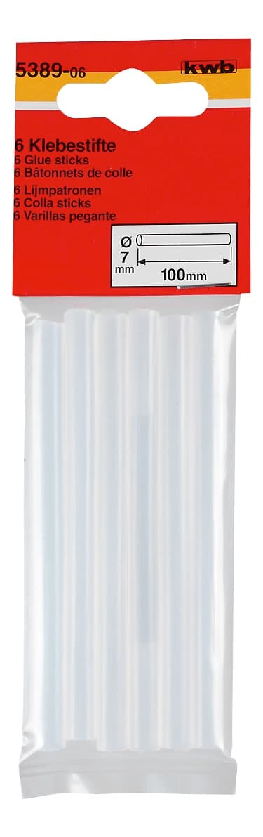  KWB 49538906 Set patrona Ø7x100 6/11, za pištolj za vruće lepljenje