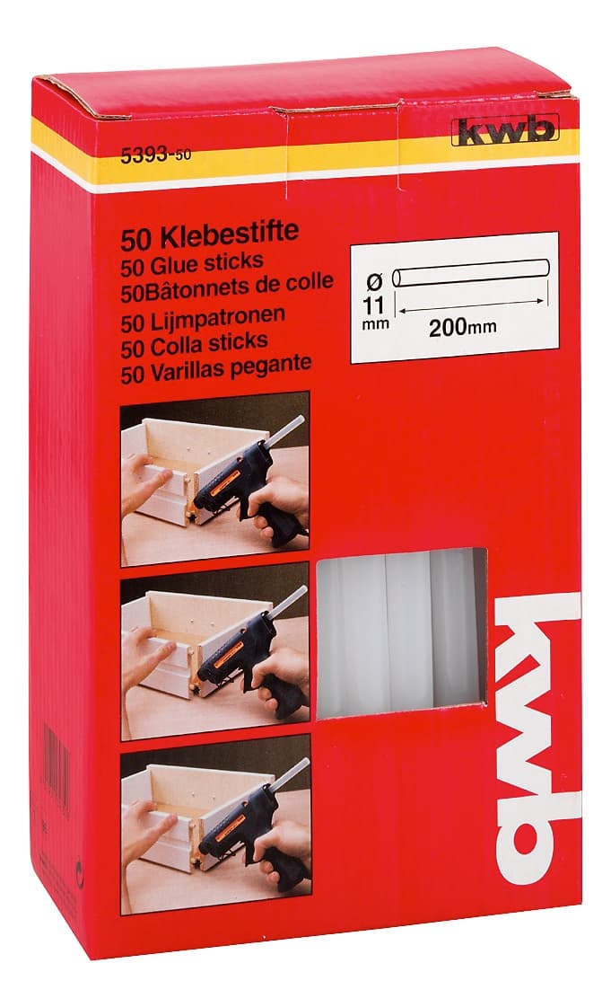 KWB 49539350 Set patrona Ø11x200 50/1, za pištolj za vruće lepljenje