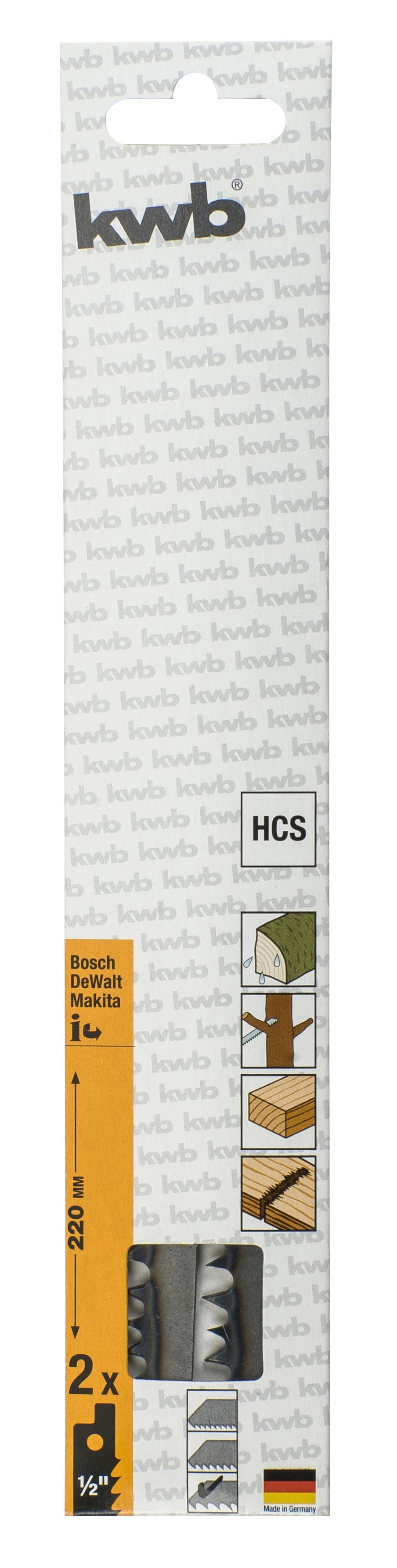  KWB 49576430 list univerzalne testere za drvo 240 mm, 2/1