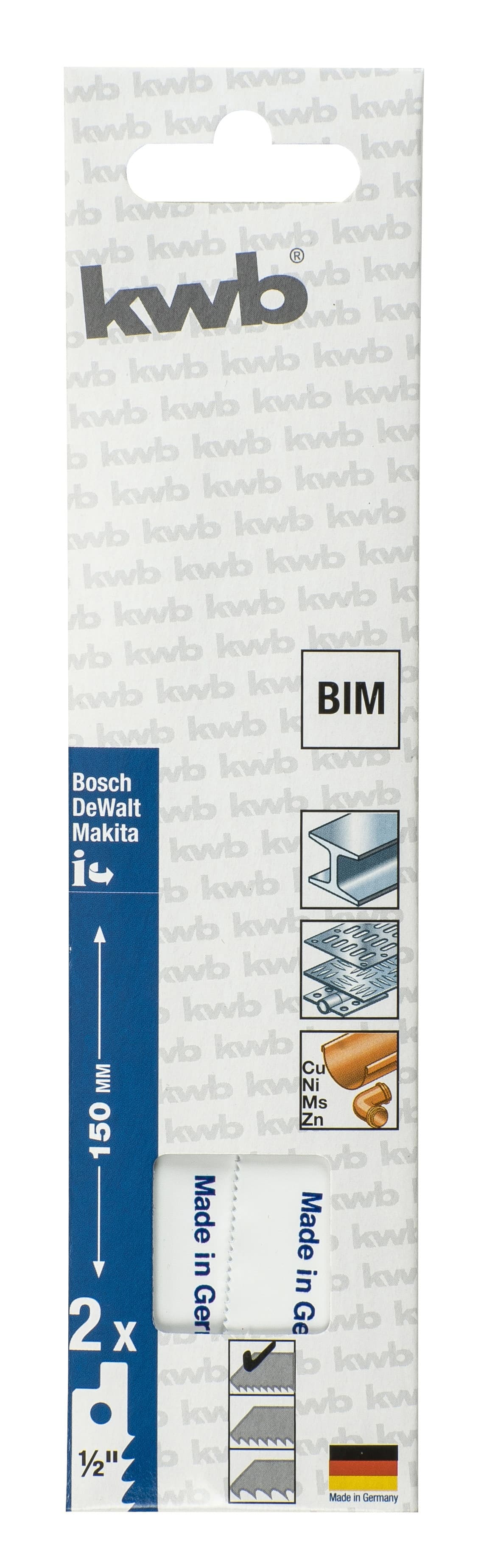  KWB 49577530 list univerzalne testere za metali i drvo, 152 mm