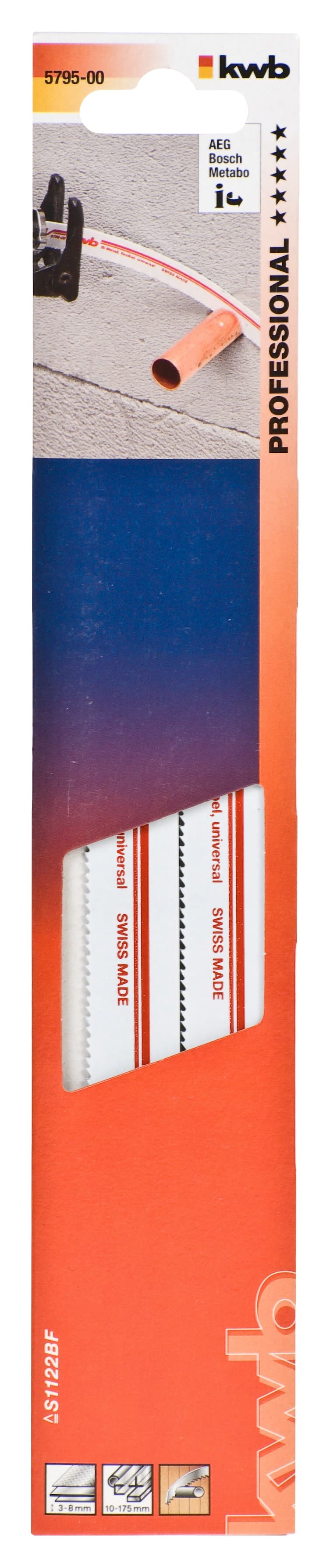  KWB 49579500 List za višenamensku testeru 228 2/1, BiMetal, za metal, srednji - slika 2