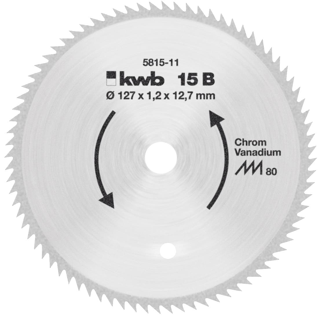  KWB 49581511 list za cirkular za drvo 127 x 12,75 mm, 15B