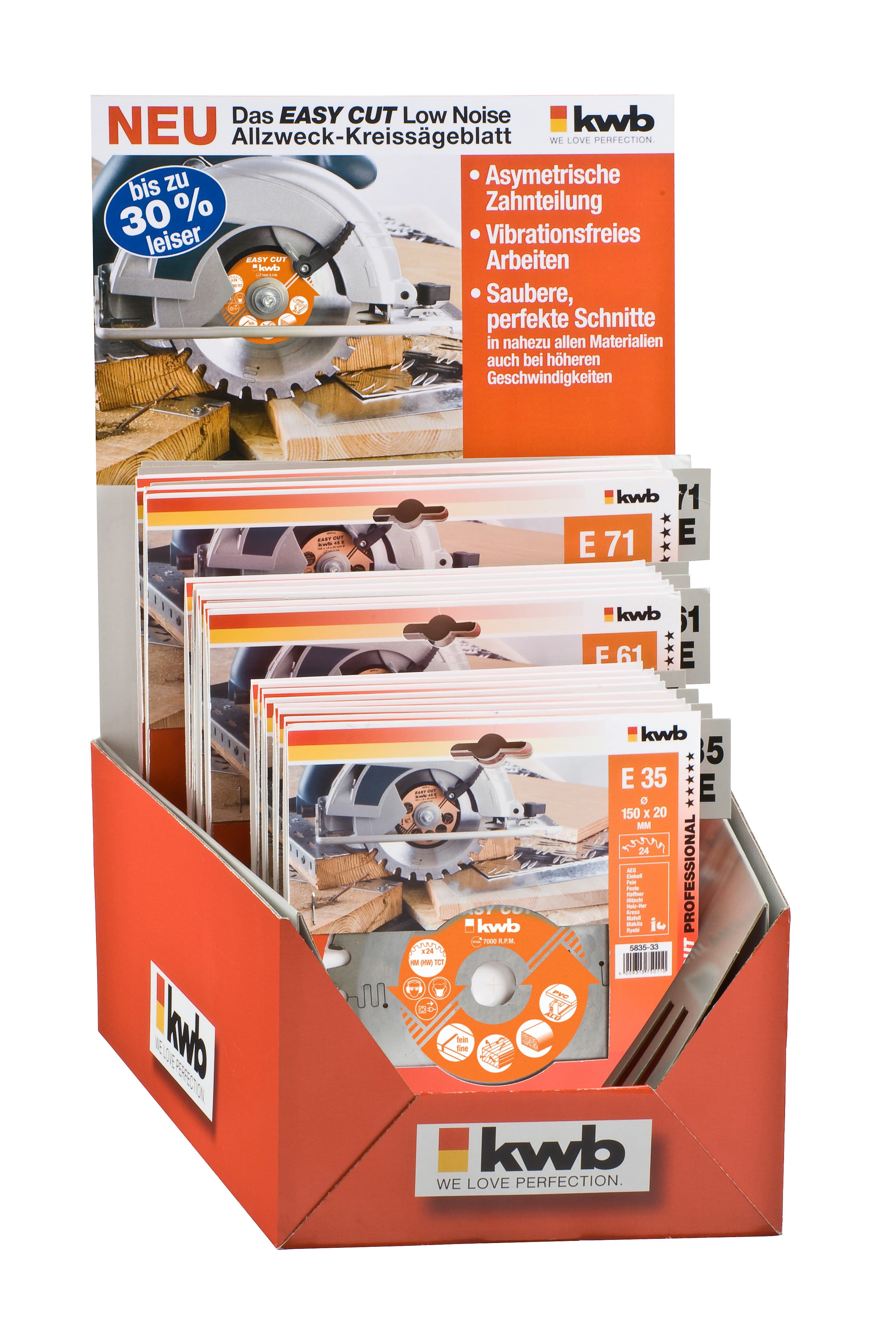  KWB 49583533 list kružne testere za drvo 150 x 20 mm, 35E