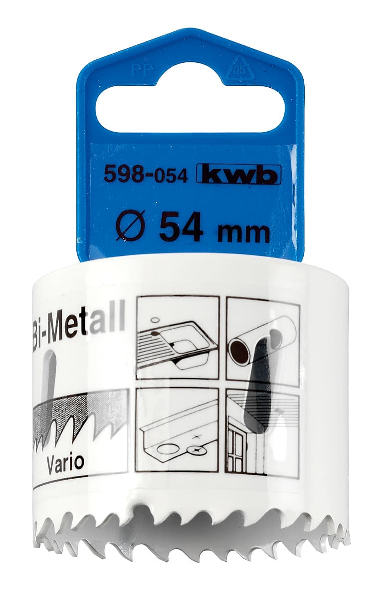  KWB 49598068 BiMetal krunasta testera 68/32, HSS, drvo/metal/plastika - slika 2