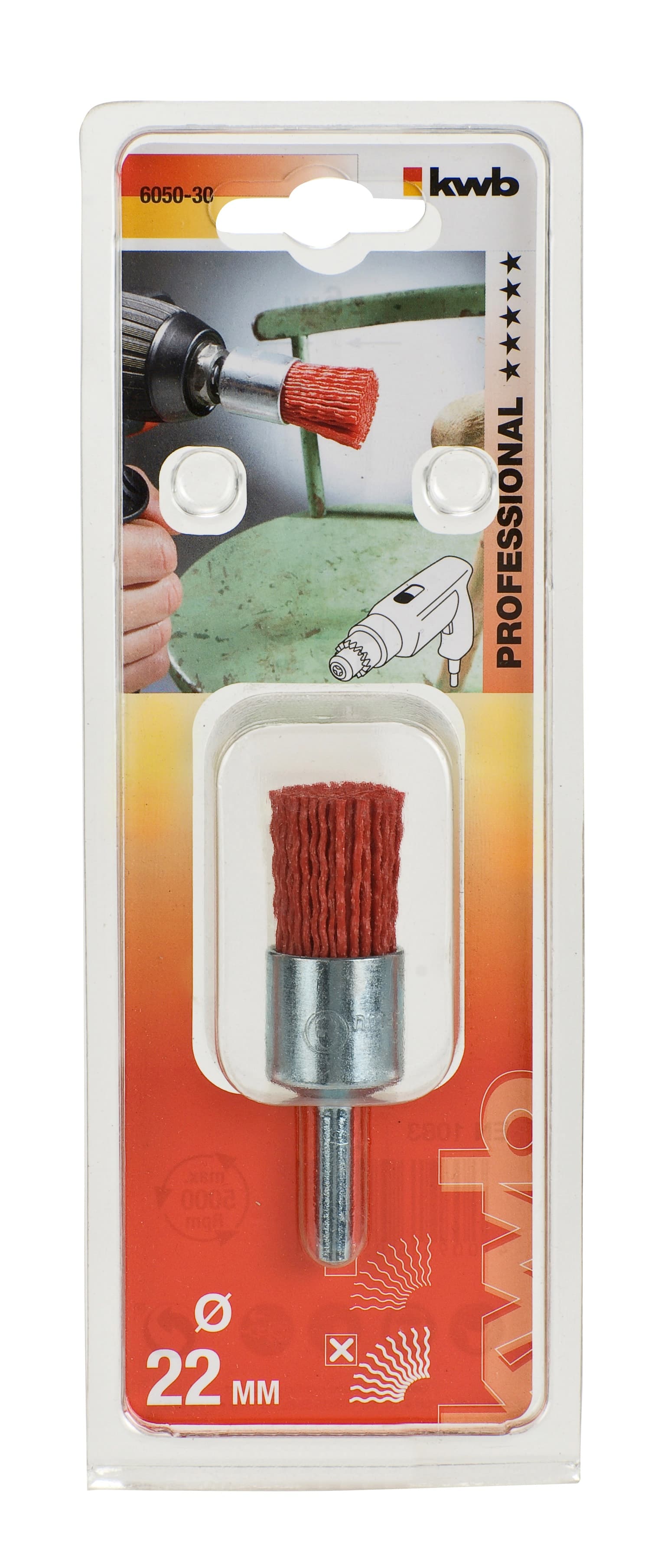  KWB 49605030 Čeona četka za bušilicu fi 22 mm, plastika, SB