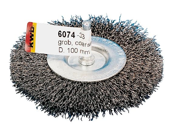  KWB 49607433 Čeona četka za bušilicu 100 | gruba, HSS žica 0.35, kovrdžava
