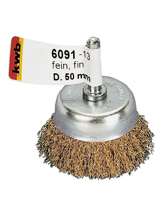  KWB 49609113 Zvonasta četka za bušilicu 50 | fina, mesingana žica 0.2, kovrdžava