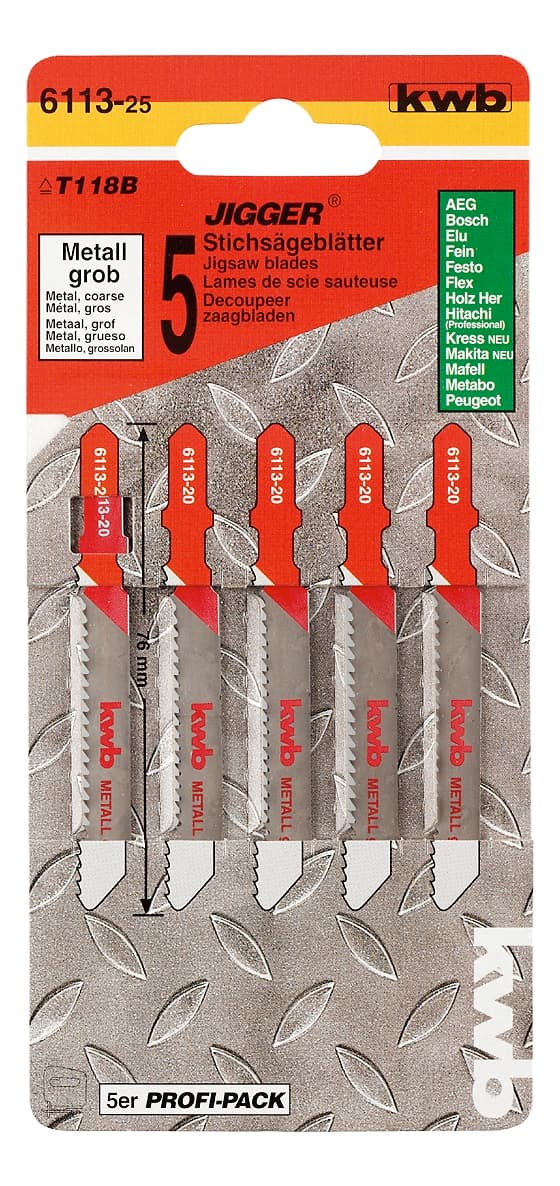  KWB 49611325 list ubodne testere za metal 5/1‚ 77 mm