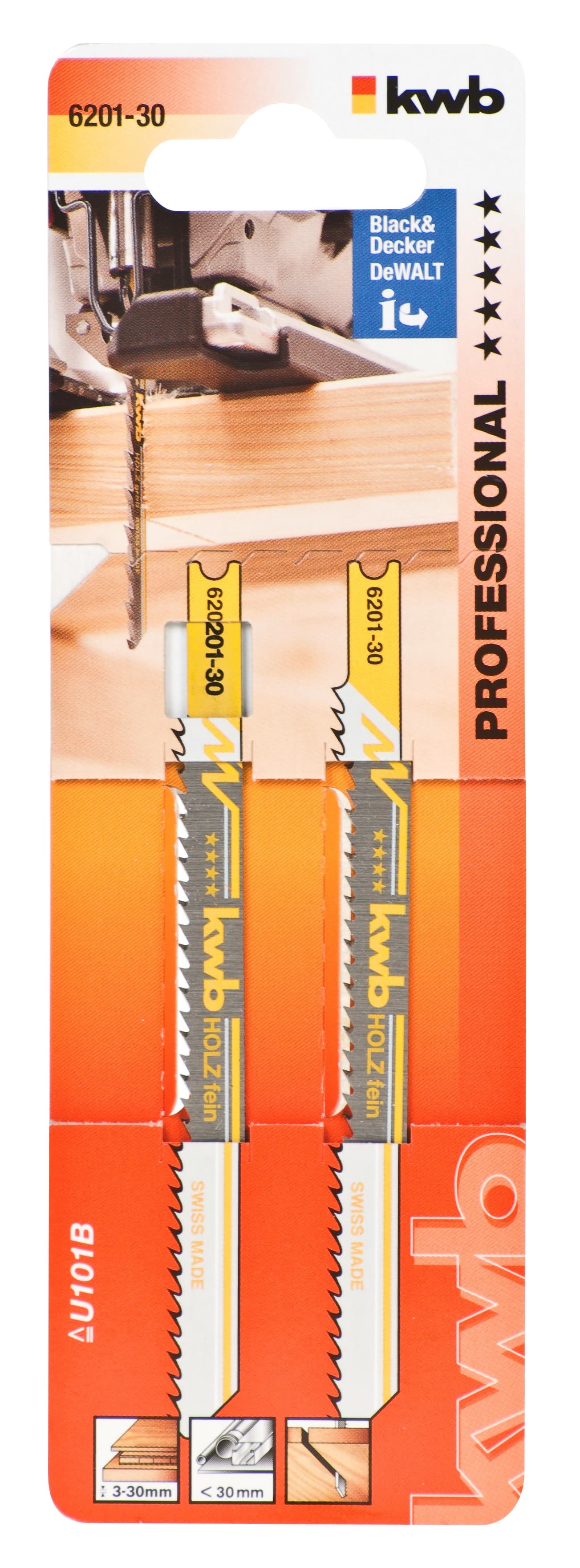  KWB 49620130 list ubodne testere sa "U" prihvatom za drvo 2/1, 100 mm