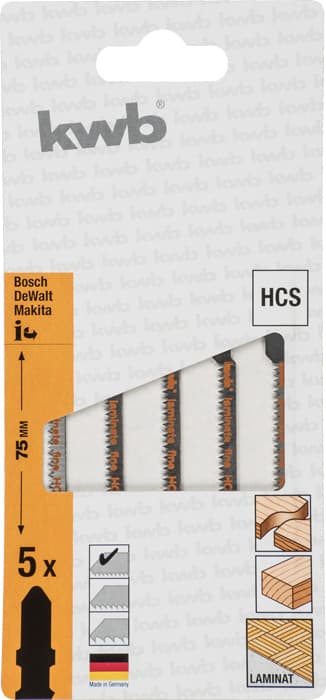  KWB 49620928 list za ubodnu testeru za drvo 77 mm, 2/1,za krive rezove - slika 4