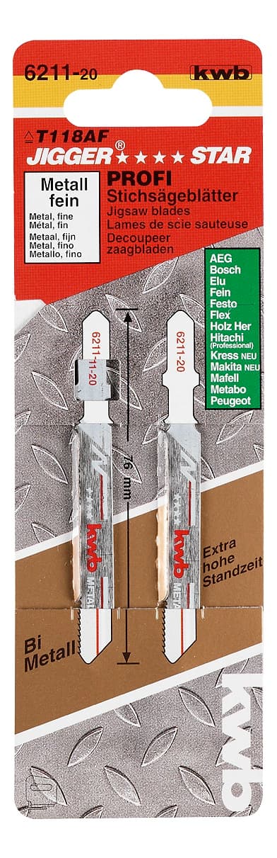  KWB 49621120 List za ubodnu testeru 77 2/1, za metal, fini - slika 2