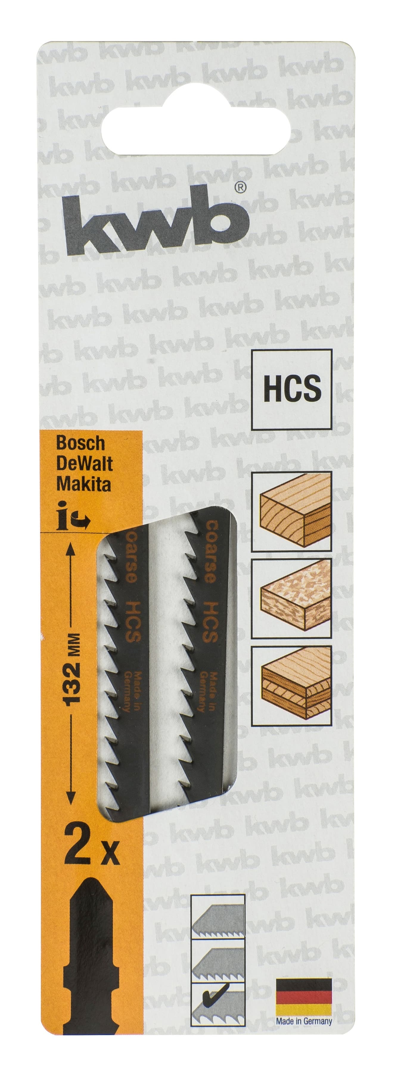  KWB 49623223 list za ubodnu testeru za drvo, 100 mm, 2/1