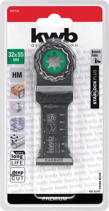  KWB 49707733 testera za uranjanje za multialat BI HM 32 mm - slika 4