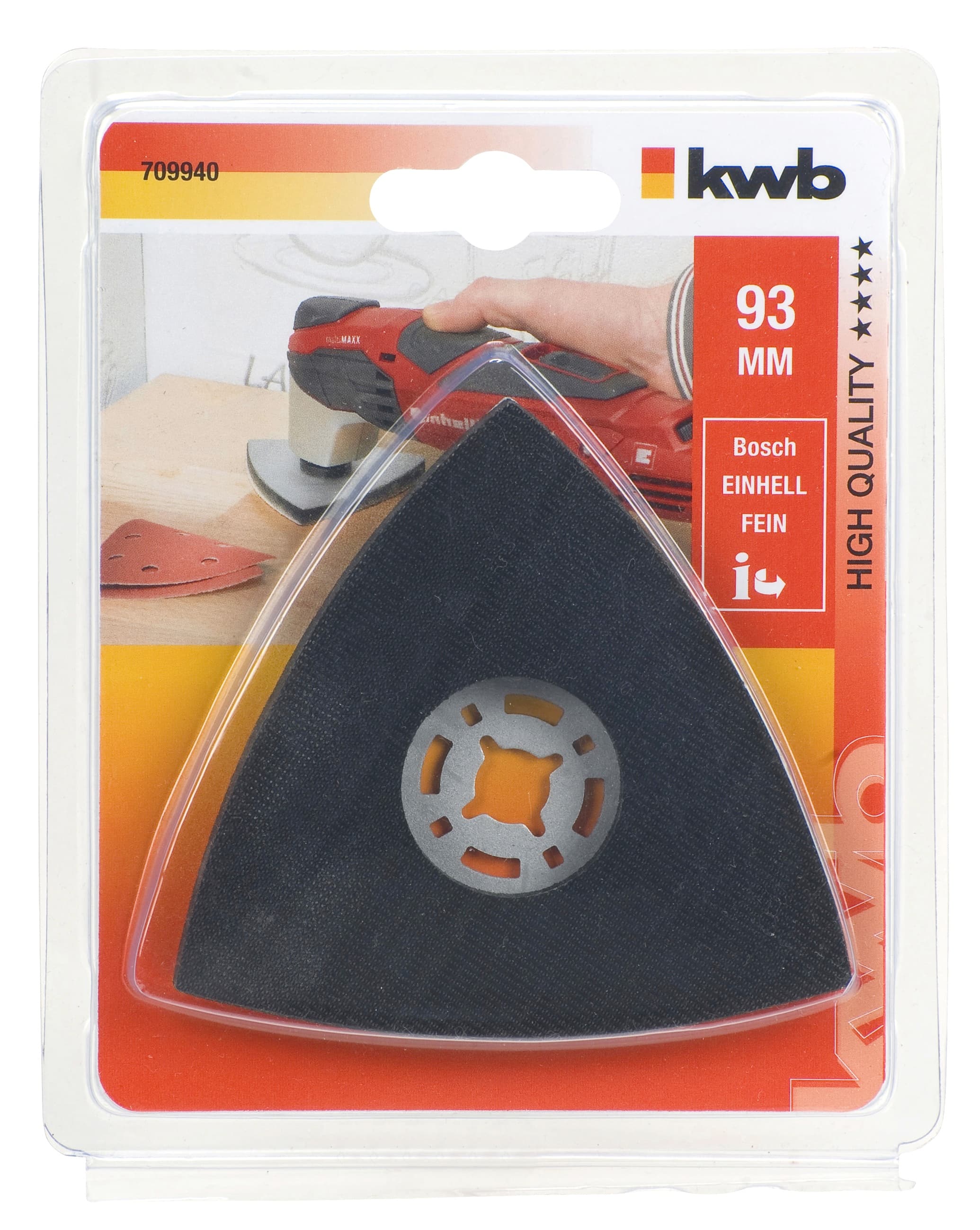  KWB 49709940 Delta podloga za multi-alat 93 | sa QUICK STICK prihvatom - slika 2