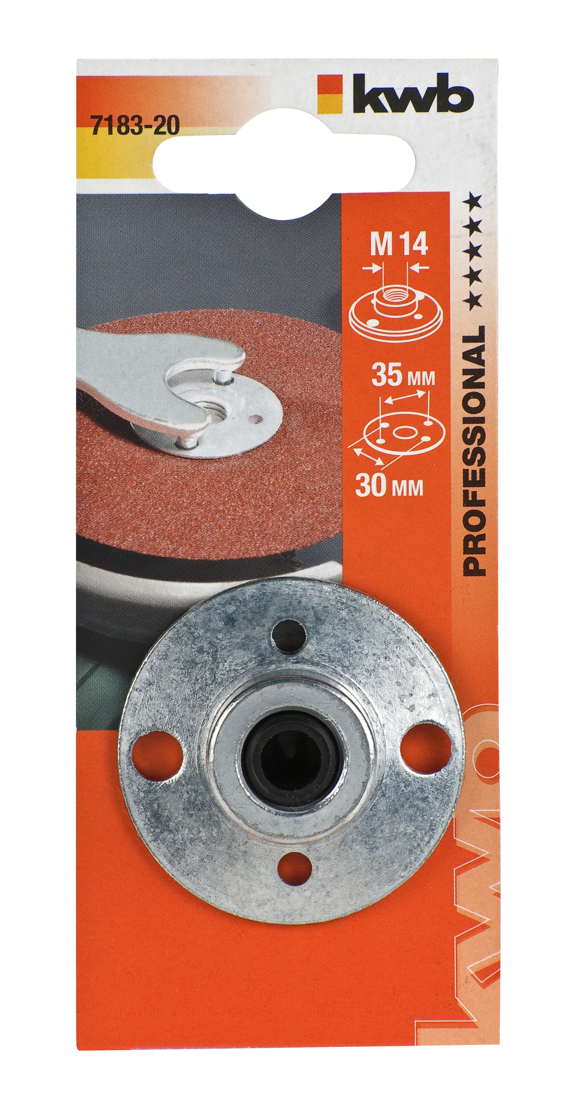  KWB 49718320 Aggresso-Flex prirubnica M14