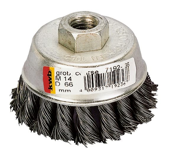  KWB 49719236 Zvonasta četka pletena Ø66 M14 | Aggresso-Flex, HSS žica  0.5