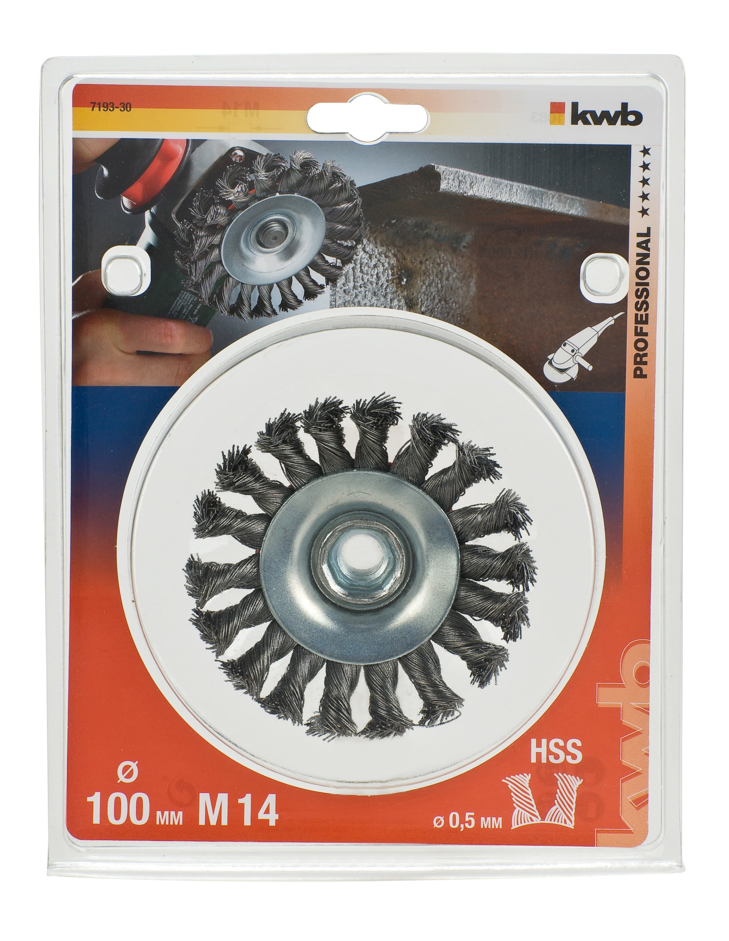  KWB 49719330 kružna žičana četka 100 mm/ M14 - slika 2