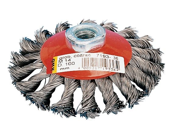  KWB 49719336 Konusna četka pletena Ø100 M14 | Aggresso-Flex, HSS žica  0.5