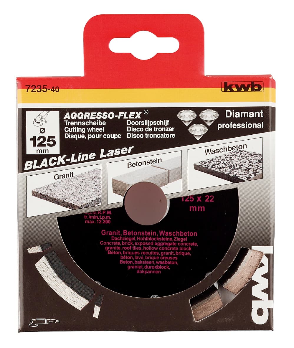  KWB 49723540 Dijamantska rezna ploča za beton 125 mm