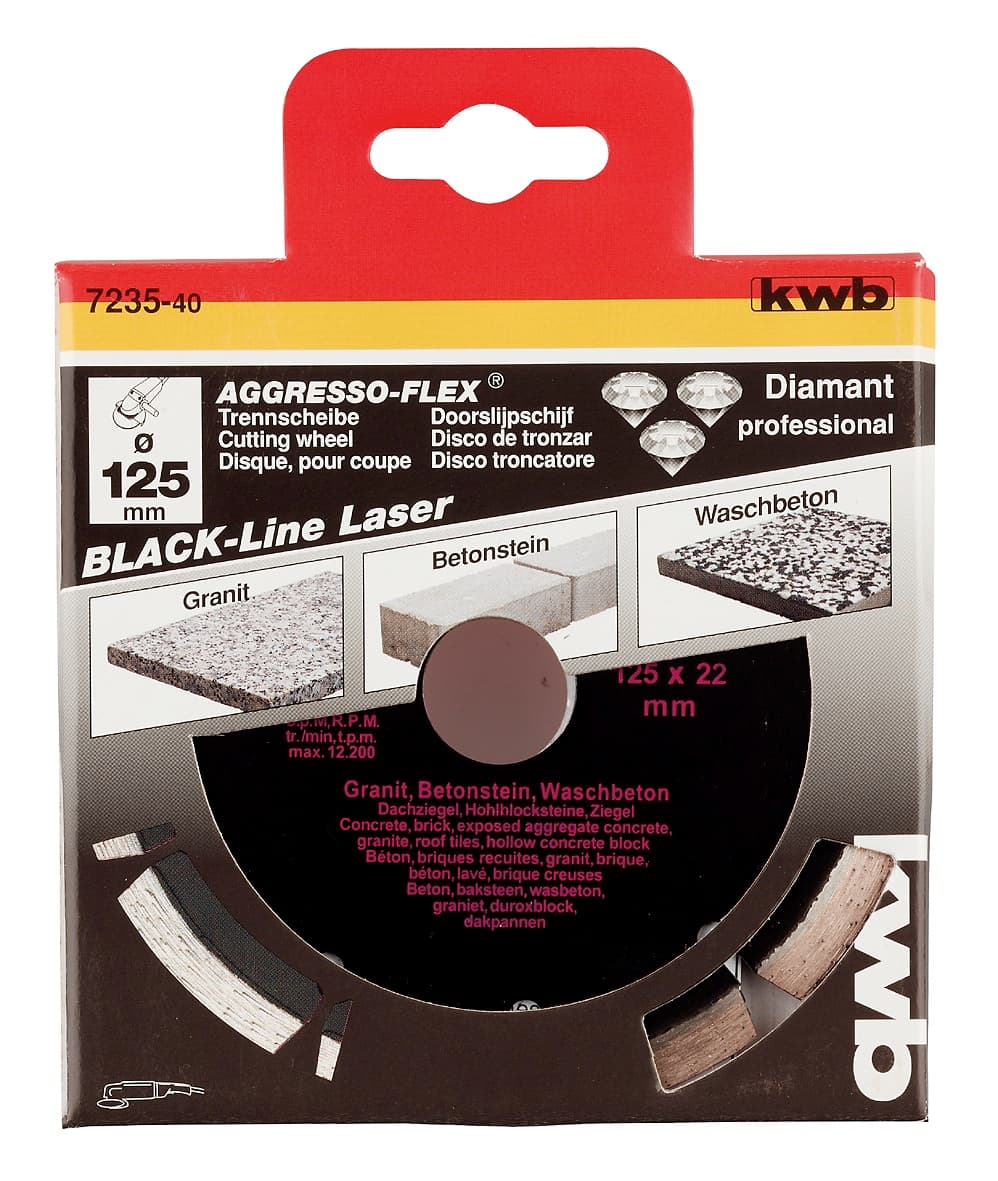  KWB 49723840 Dijamantska rezna ploča za beton 230 mm - slika 2