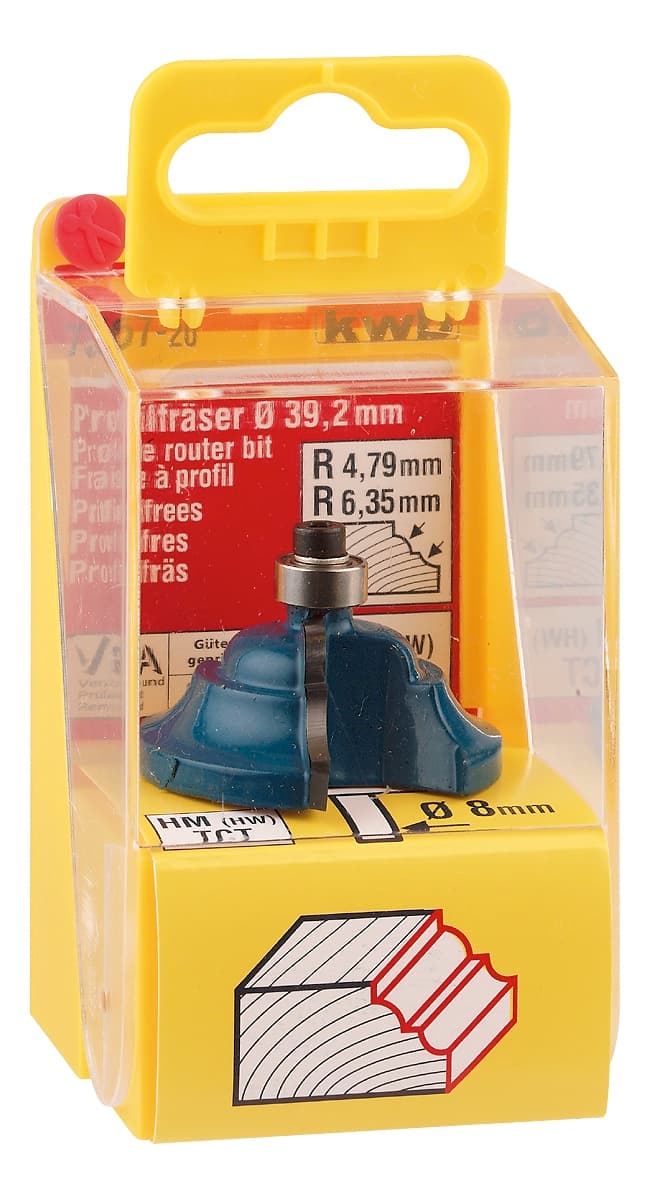  KWB 49756720 HM glodalo 39.2 složeni profil, za glodalicu, drvo/plastika - slika 2