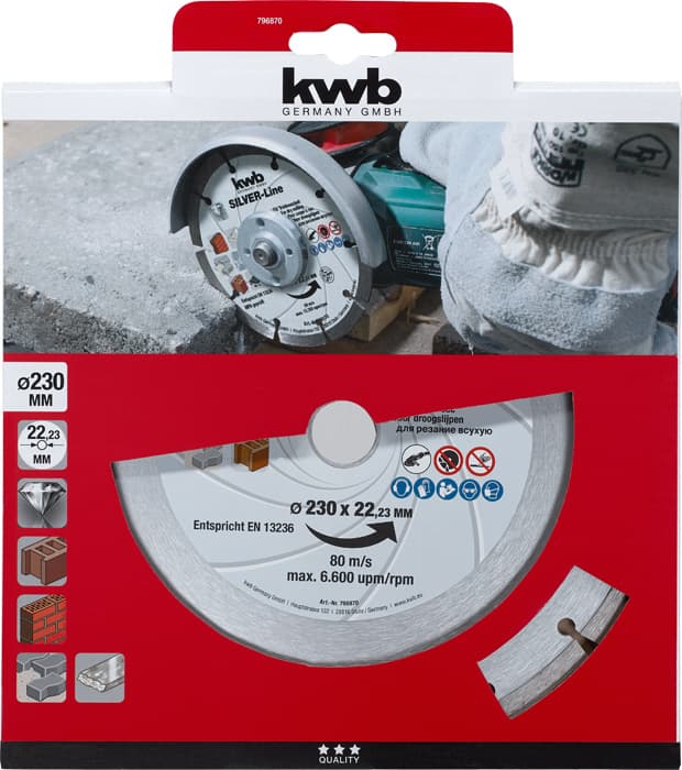  KWB 49796870 segmentirani dijamantski disk 230 mm