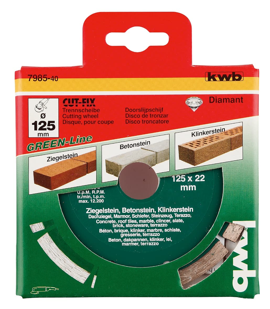  KWB 49798840 GreenLine Diamant rezni disk 230, Cut-Fix, 7.0x2.2, segmentni - slika 2