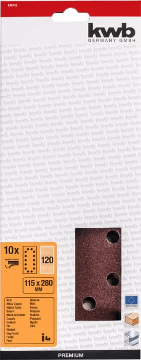  KWB 49818742 brusni listovi za vibracionu brusilicu, 115 x 280 mm, G 120, 10/2 - slika 4