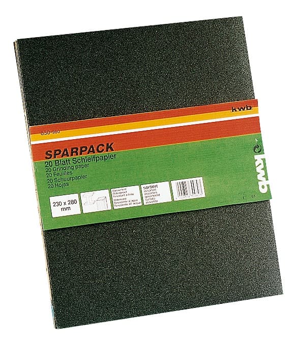  KWB 49830960 brusni papir 230 x 280 mm, 20 komada