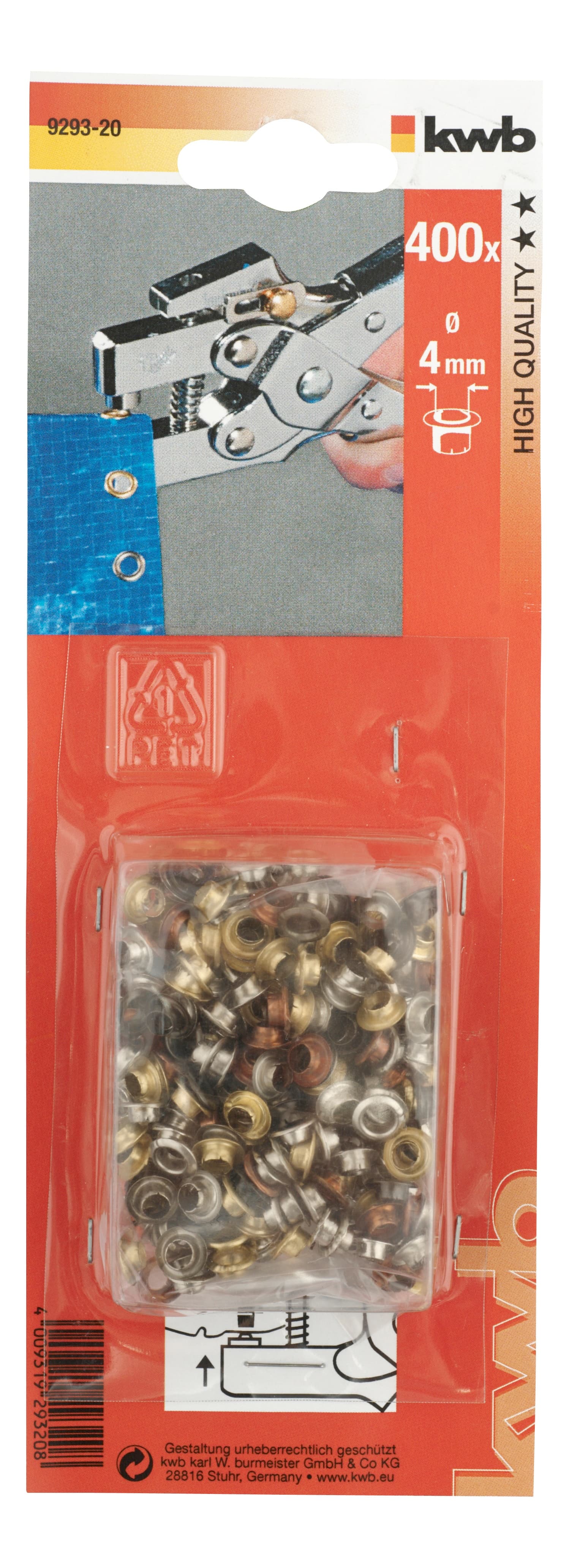  KWB 49929320 Nitne Ø4mm, 400/1