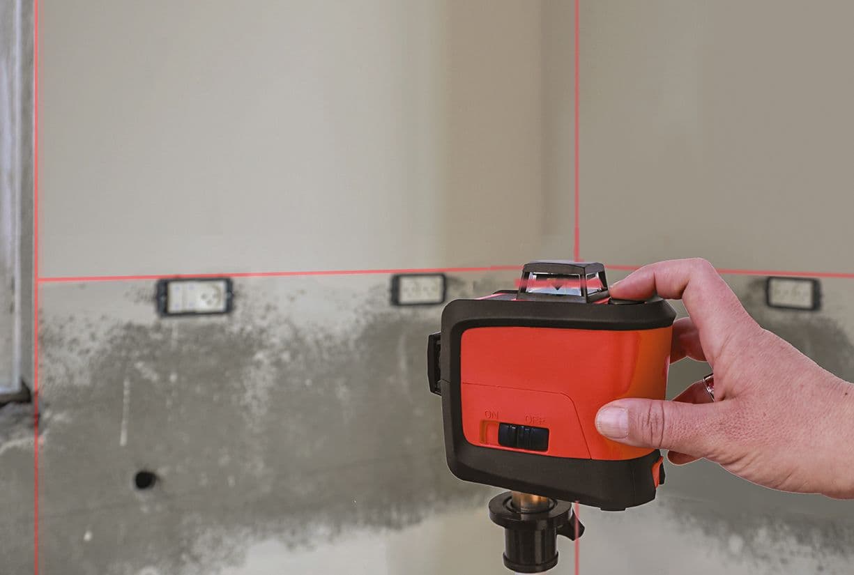 Linijski laser 3x360° 60m domet i nosač sa štipaljkom 883N Prolaser 3D KAPRO - slika 2