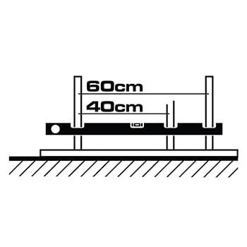 Libela za suvu gradnju (gips) magnetna 90 cm 773 KAPRO - slika 8