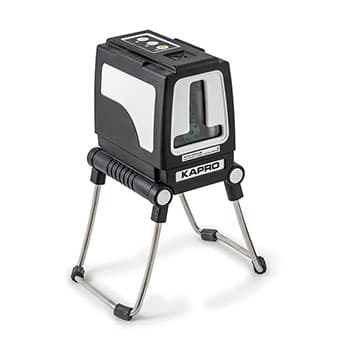 Linijski laser sa zelenim zrakom, 2 linije 60m domet KAPRO 872GS ProLaser Plus i stativ - slika 3