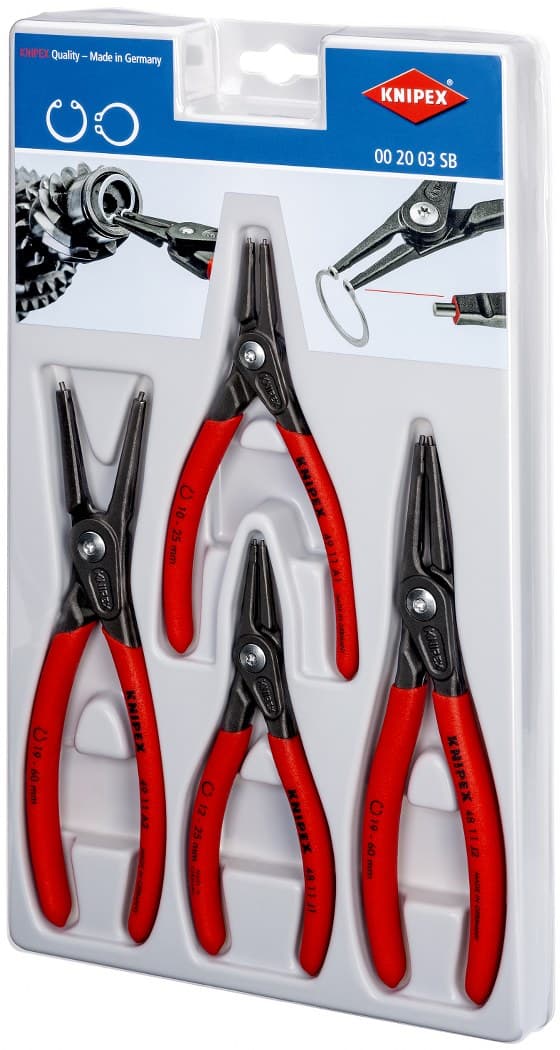 Knipex 00 20 03 SB Precizna klešta za Seger osigurače u setu  - slika 4