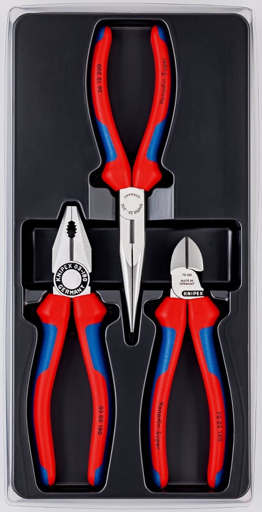 Knipex komplet klešta Assembly set 3 dela 00 20 11 - slika 2