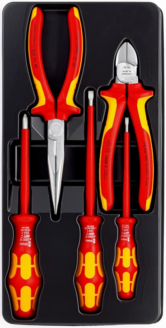 Knipex komplet izolovanog VDE alata 5 kom 00 20 13 - slika 2