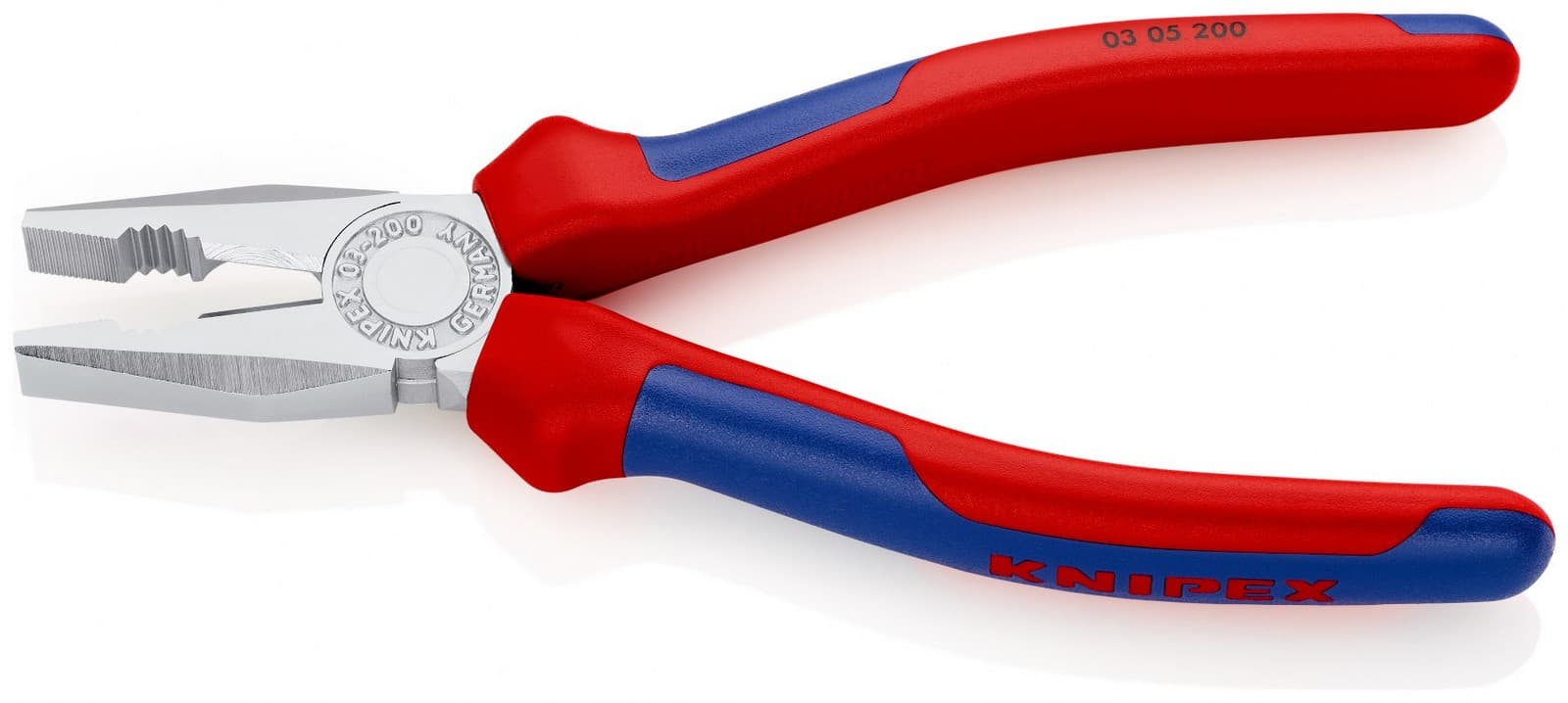 Knipex 03 05 200 SB kombinovana klešta hromirana 200 mm  - slika 2