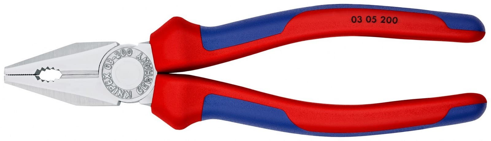 Knipex 03 05 200 SB kombinovana klešta hromirana 200 mm  - slika 3