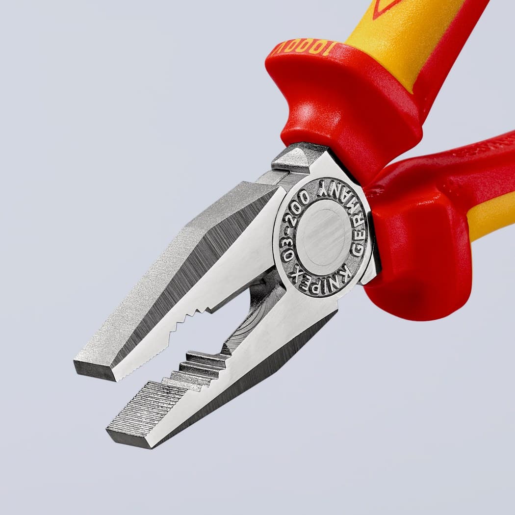 Knipex klešta kombinovana izolovana 1000V VDE 200mm 03 06 200 - slika 19