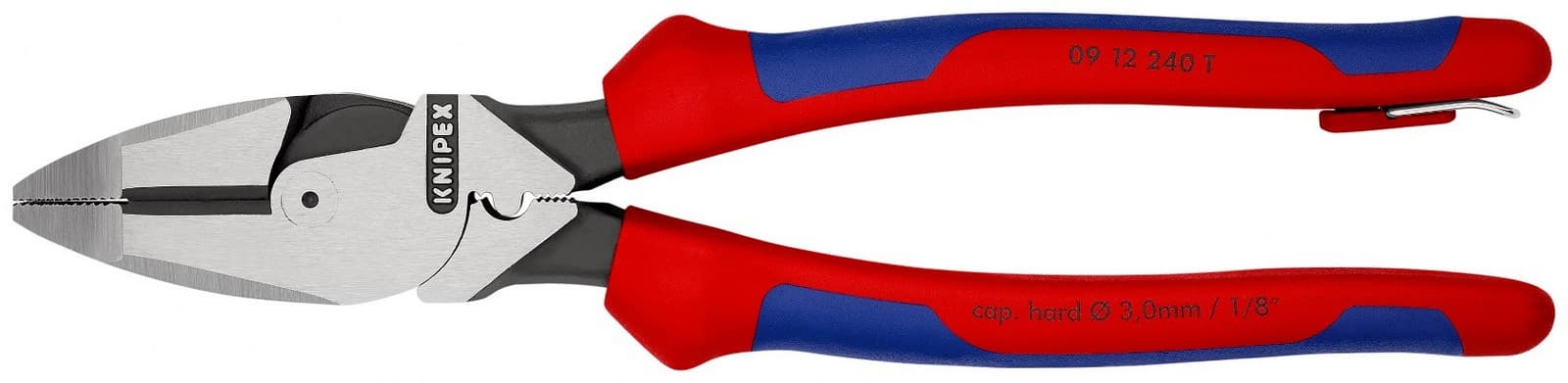 Knipex 09 12 240 T BK kombinovana klešta ojačana Lineman, 240 mm  - slika 4