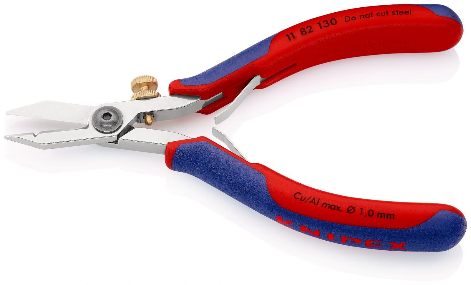 Knipex makaze za skidanje izolacije za elektroniku 140mm 11 82 130 - slika 2