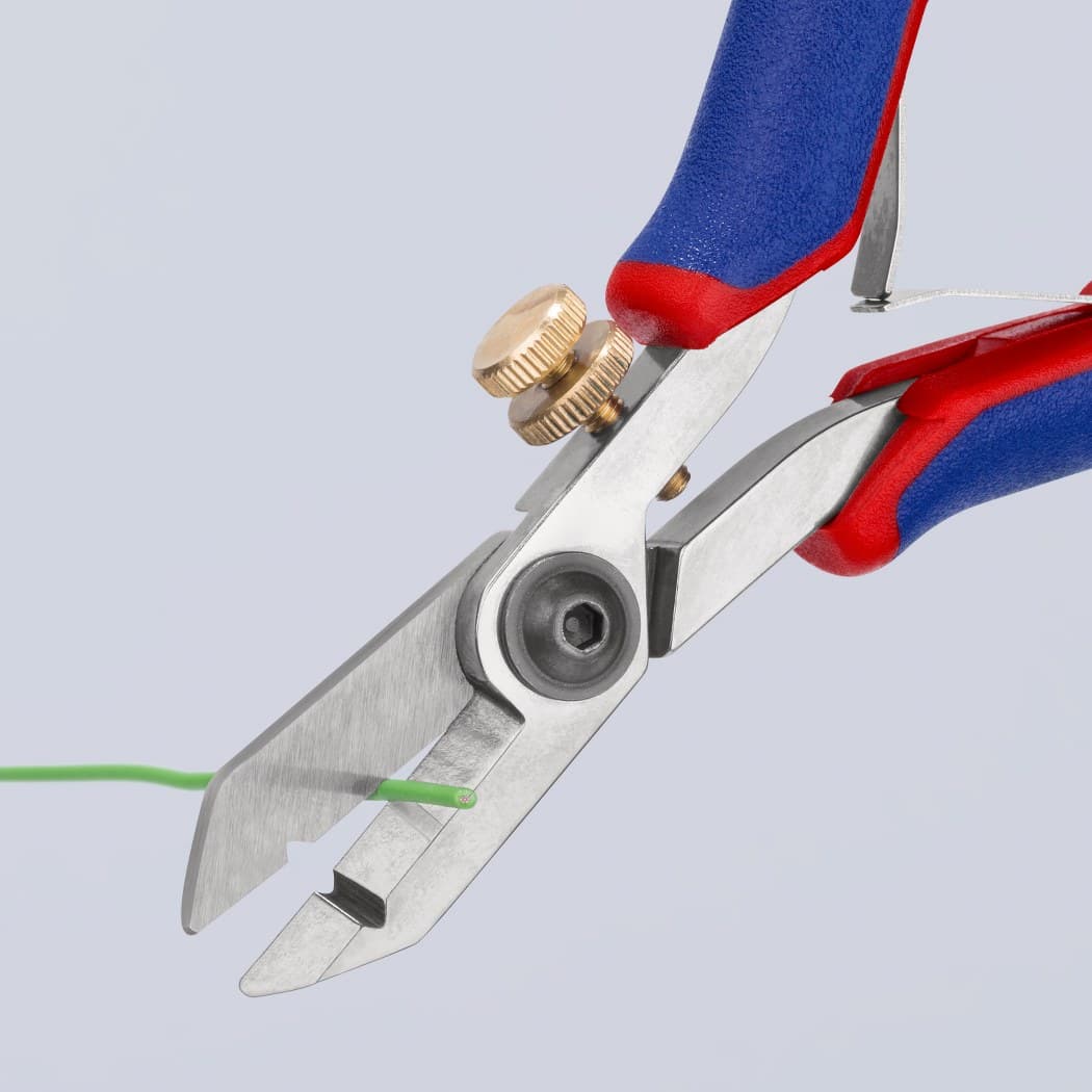 Knipex makaze za skidanje izolacije za elektroniku 140mm 11 82 130 - slika 5